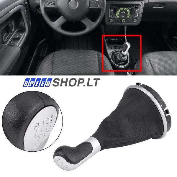 Škoda Fabia MK2 Roomster pavarų perjungimo svirtis